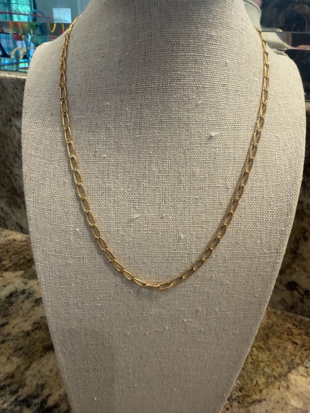 Kendra Scott Yellow Rose Merrick Gold Chain Link Necklace